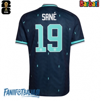 Germania Leroy Sane #19 Tricou Fotbal Replică Mondial 2026 Barbati Deplasare